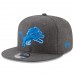 Men's Detroit Lions New Era Heather Gray Crafted in the USA 9FIFTY Snapback Adjustable Hat 2892076